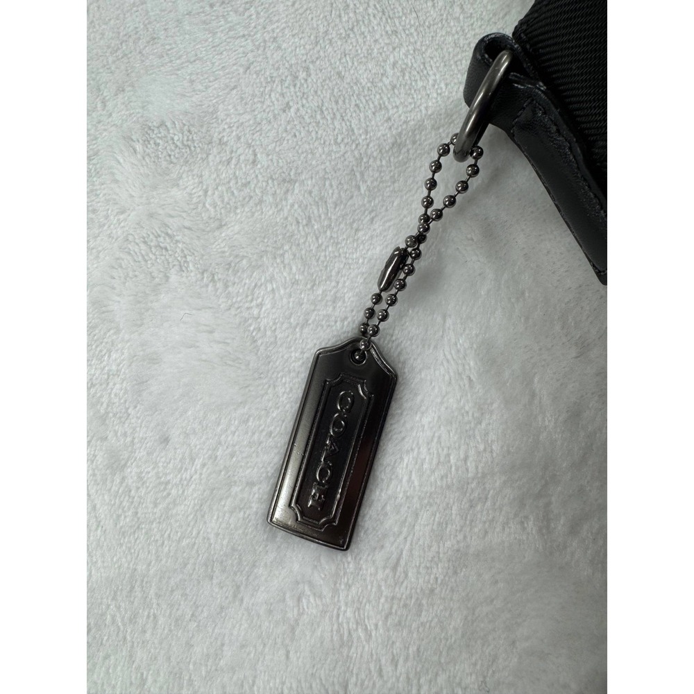 Vintage Coach Authentic Mercer Demi Clutch Black Leather Zipper Wristlet Handbag - Picture 4 of 12
